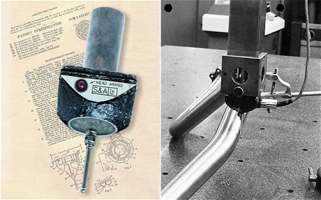 Sonda de contacto Renishaw primeros modelos.