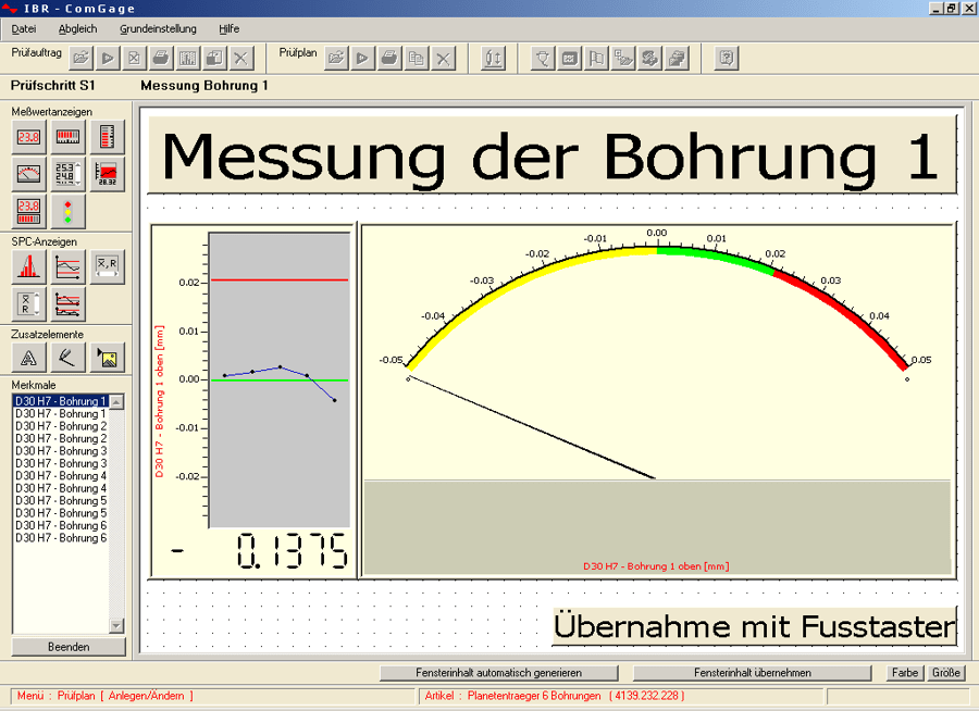 Software de adquisición y tratamiento de datos ComGage